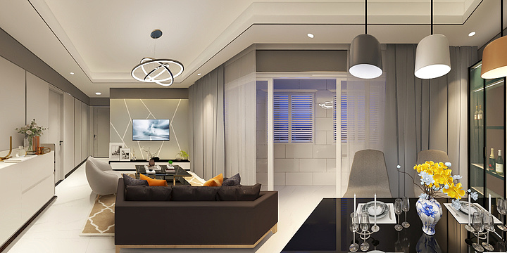 自赋能建筑-瑞和园89.50㎡B户型3室2厅1卫-装修设计方案