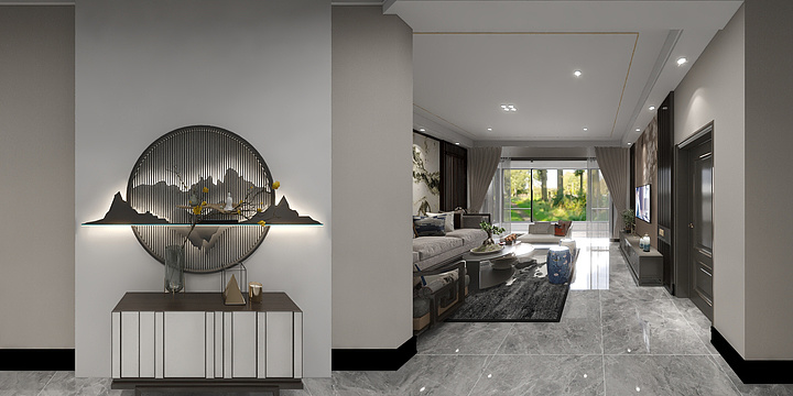 马里奥怎么还在修管道-龙湖一号-Model-装修设计方案