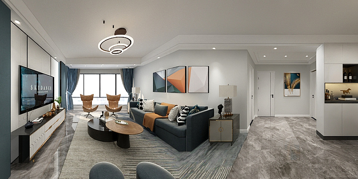 橙艺设计-富山1501-装修设计方案