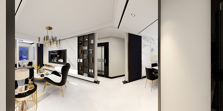 汪子博-魏善庄-雅馨园-A1-89.8m²-2室2厅1卫-装修设计方案