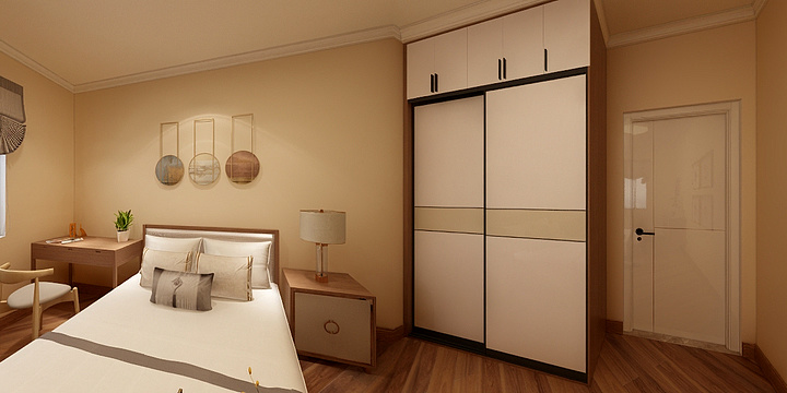 rose天堂设计沙龙-大三房老房换新颜-简梦空间-装修设计方案