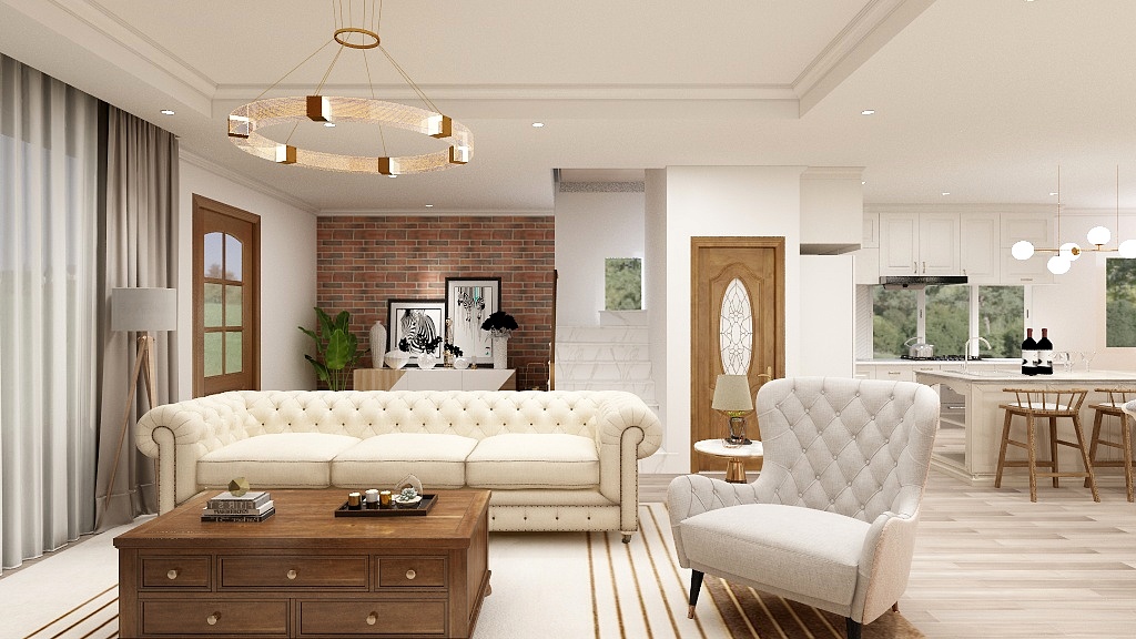 十沐宿设计工作室-美国别墅1008-装修设计方案