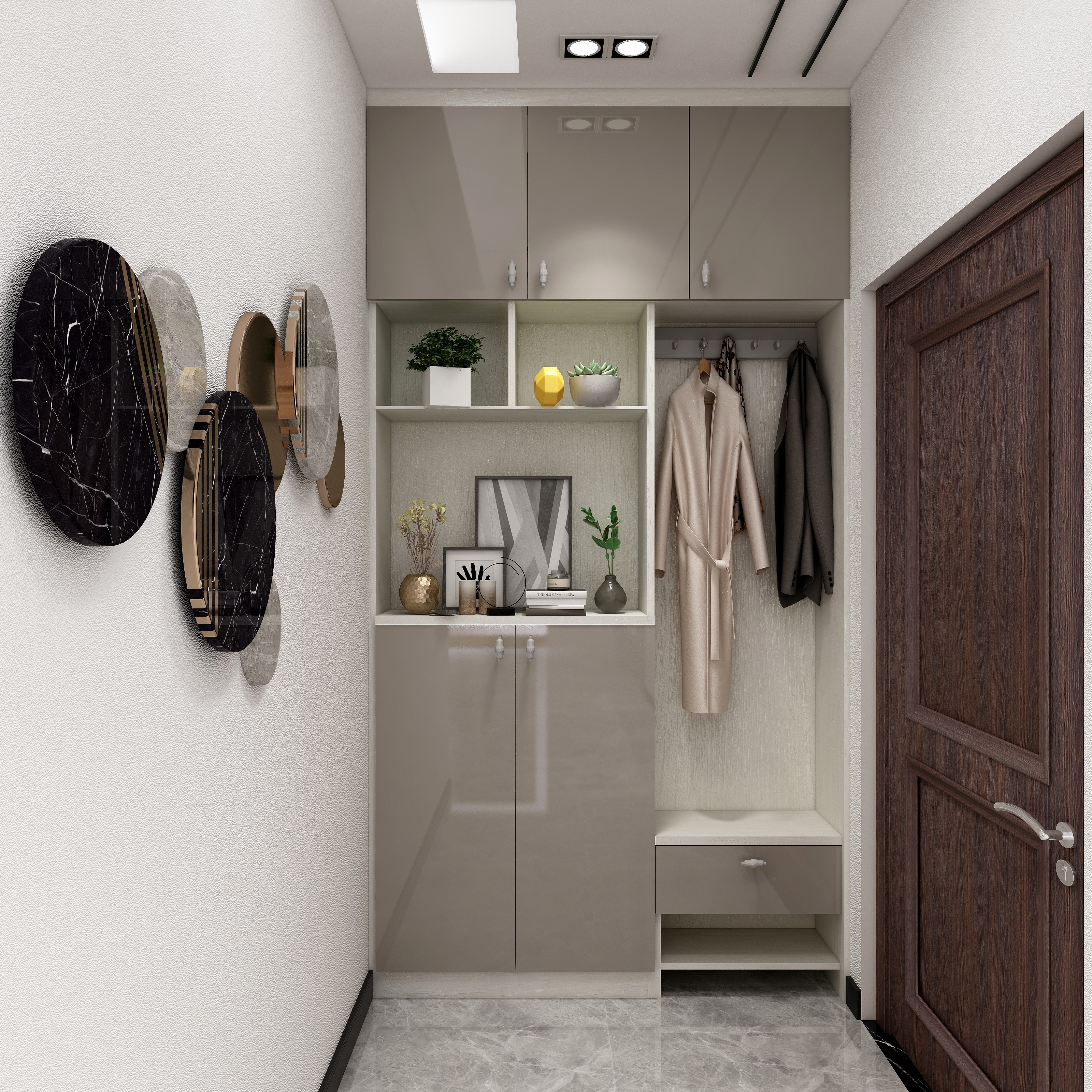 设计元素HUWEI-城南正荣府2期115平-装修设计方案