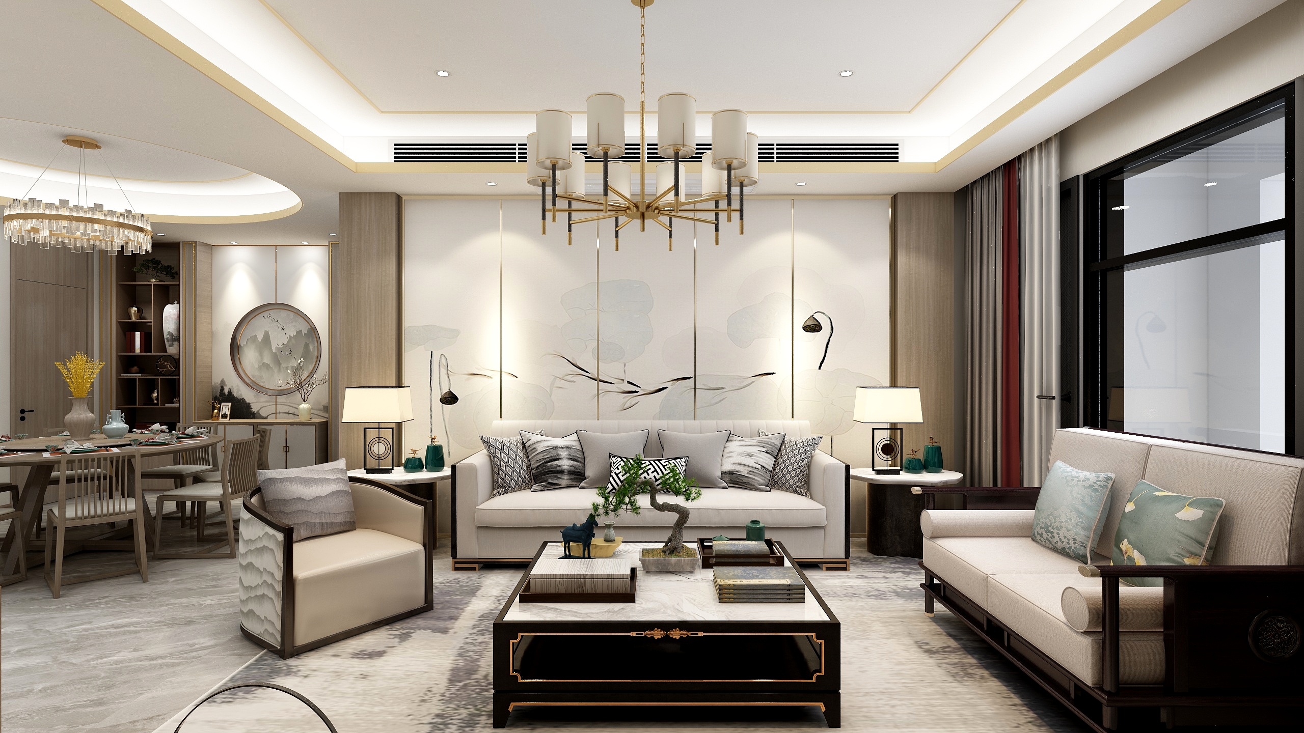 归零设计狮-东方海岸44幢101-装修设计方案