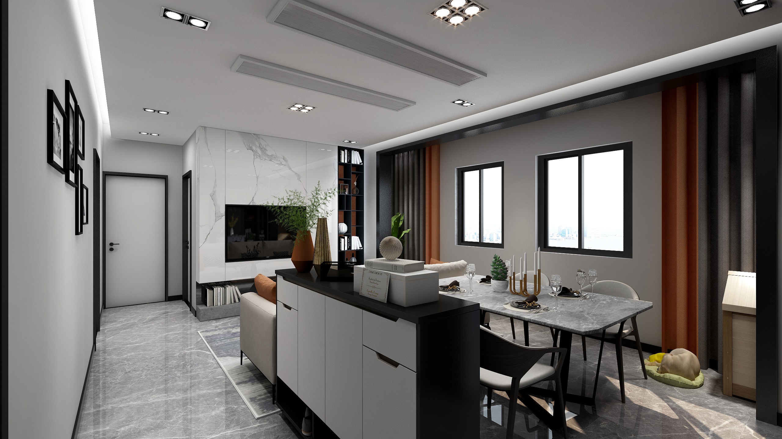 徐坤-瑞和园89.50㎡B户型3室2厅1卫-装修设计方案