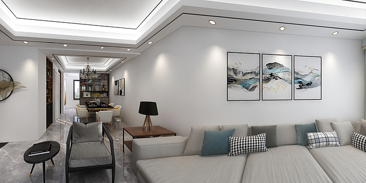 龙爱设计-润源太阳城-装修设计方案