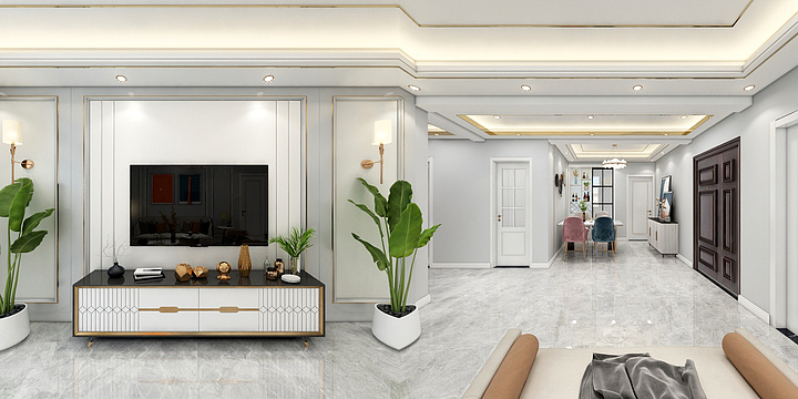 刘柄岑-现代四室-装修设计方案