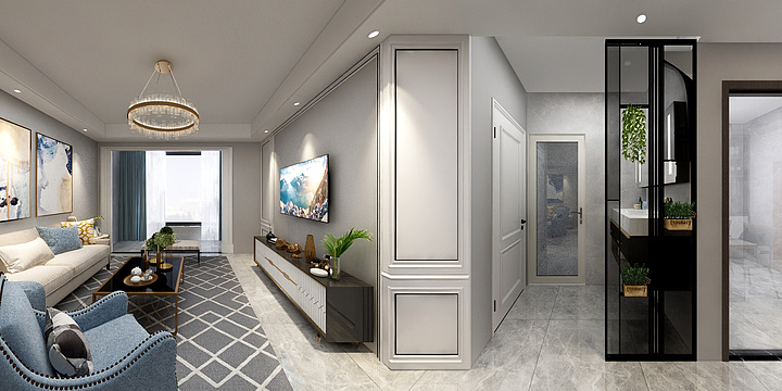 起航lwlL-紫晶大公馆-装修设计方案