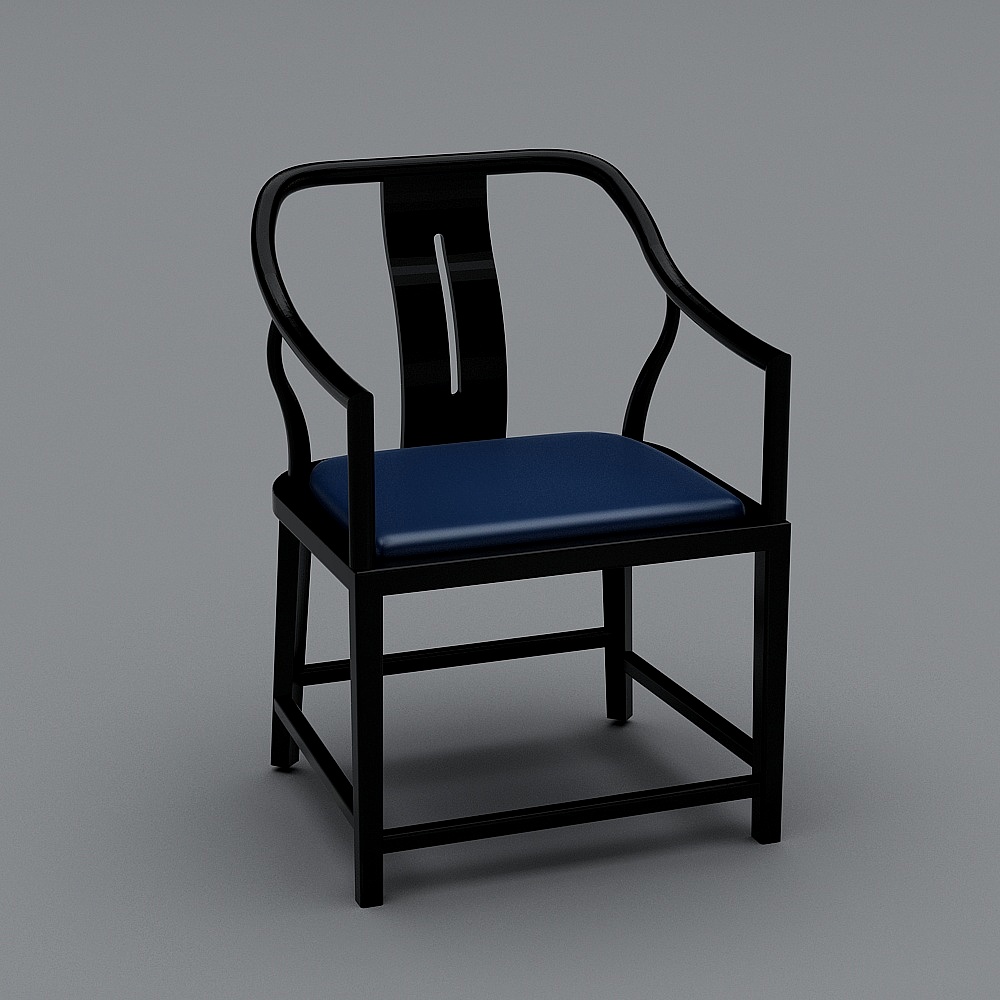 虞美人.7.餐椅3D模型