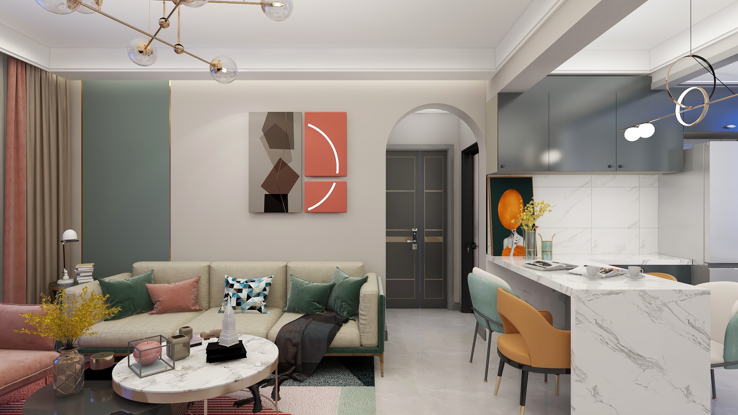 胡磊-都市|简约北欧-装修设计方案