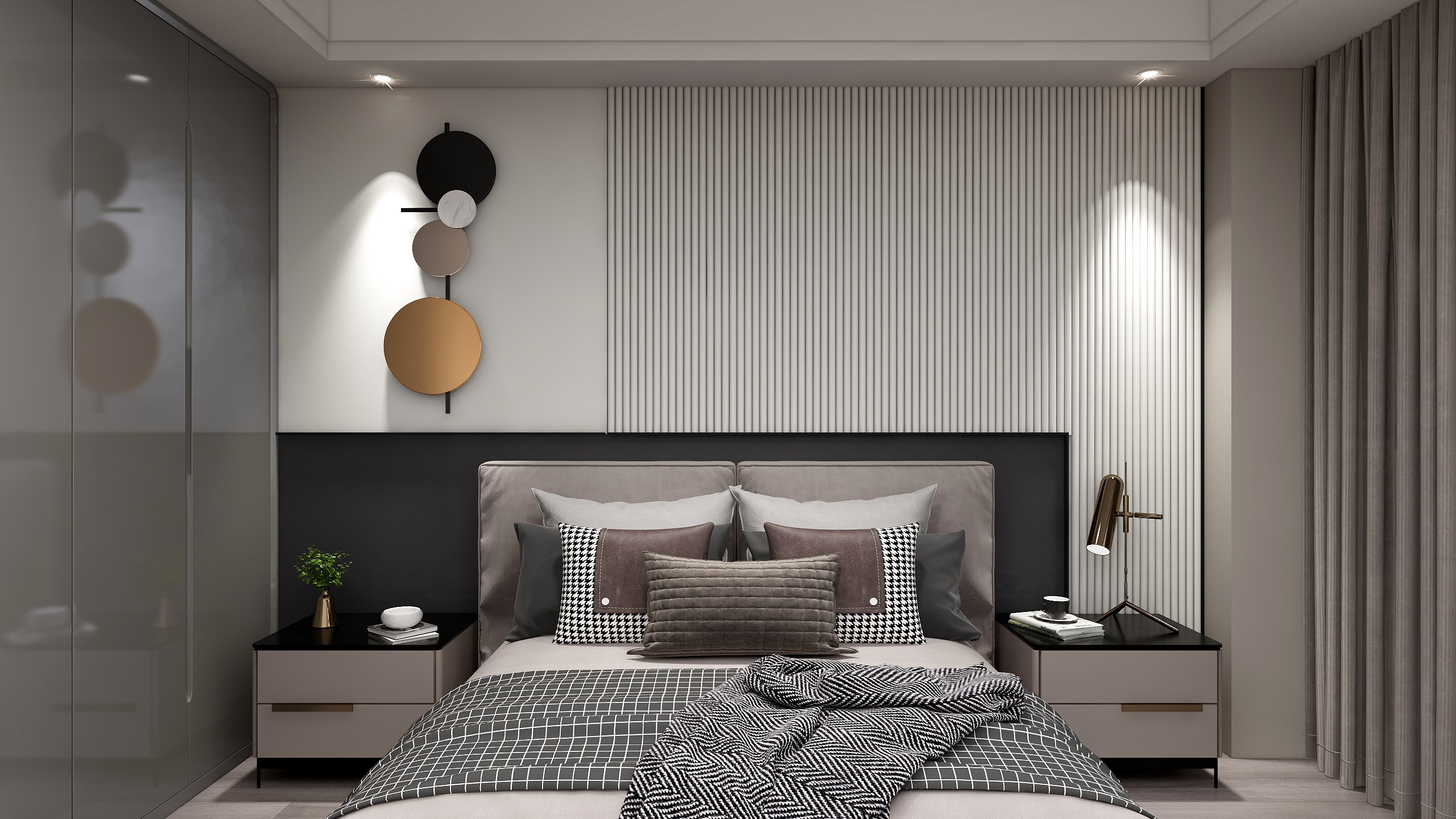 莫泰墙布软装-未命名户型图-装修设计方案