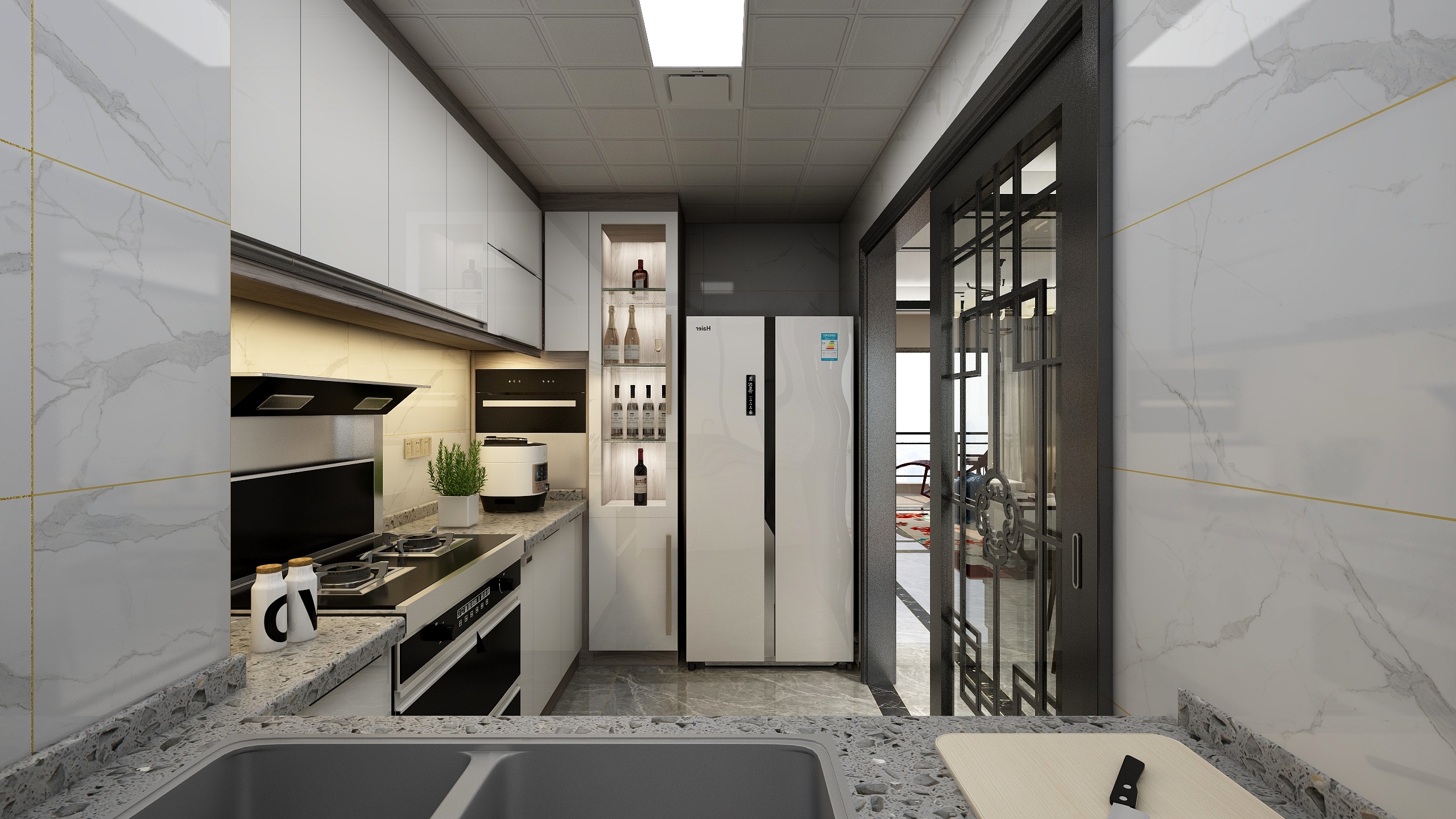 风铃168-新中式装修效果图