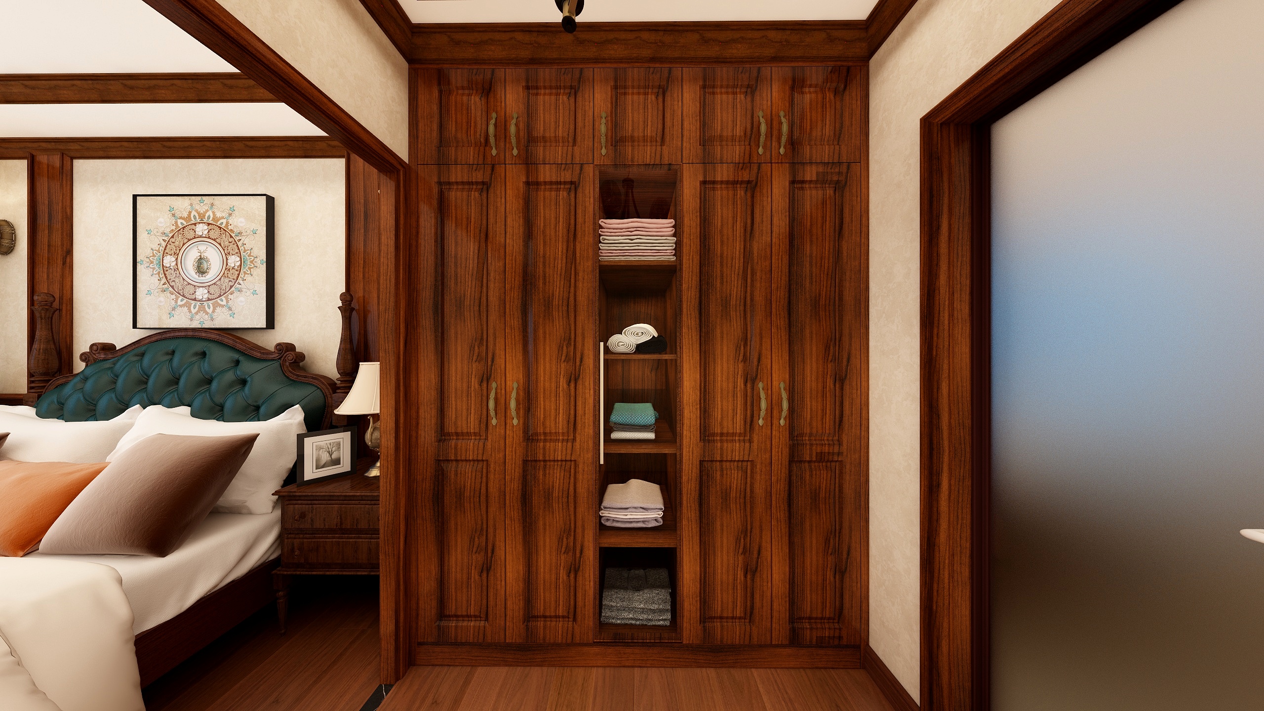 訫訫相映-复古美式装修效果图