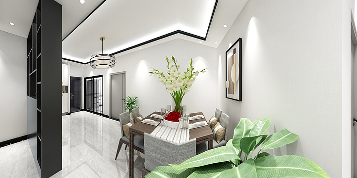 壹派装饰-古汴湾二期1栋101专供效果图-装修设计方案