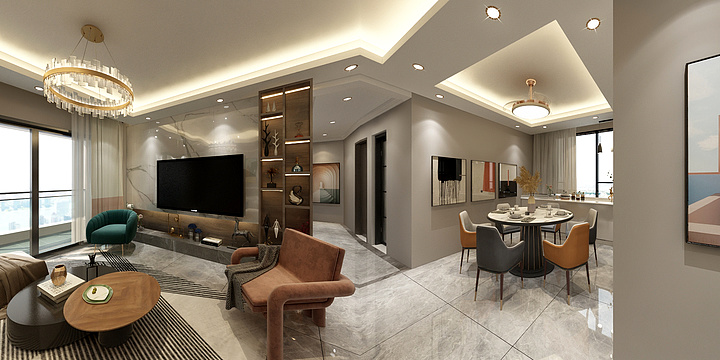 勤与智慧的兼顾-博林腾瑞03户型设计-装修设计方案