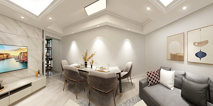 净土宽心-安芯智能港66幢3单元1311室-装修设计方案