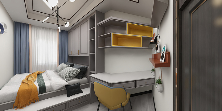 賈设计师vDkD-轻奢黑白灰-装修设计方案