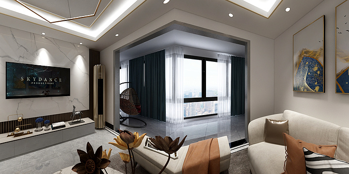 极创室内设计工作室-江景12-1-1202雅居-装修设计方案