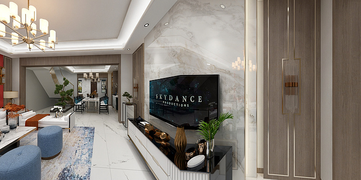 黄策-托斯卡纳姜女士雅居设计方案-装修设计方案