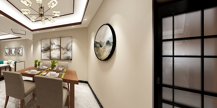 wuyuguang-喜居新中式风格-装修设计方案