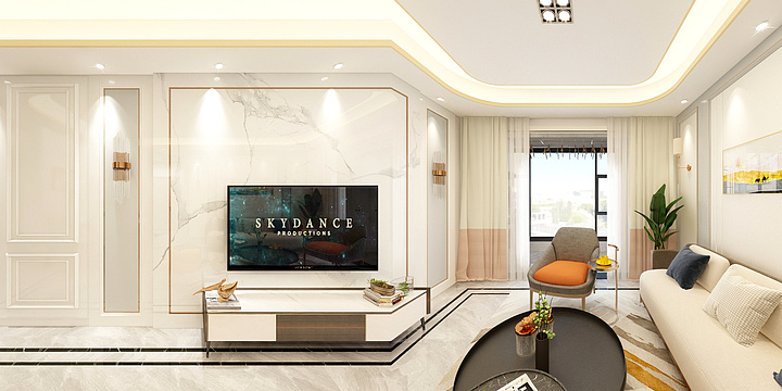 爱喝奶的肥肥-溪岸景园《白色恋人》-装修设计方案