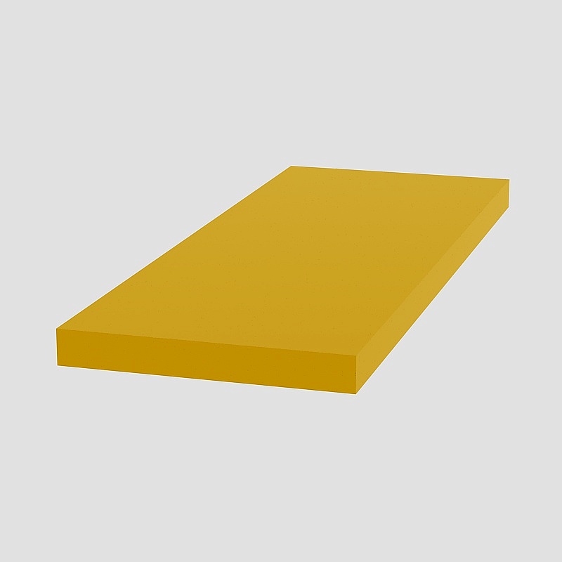 真。4公分踢脚线 古铜色3D模型