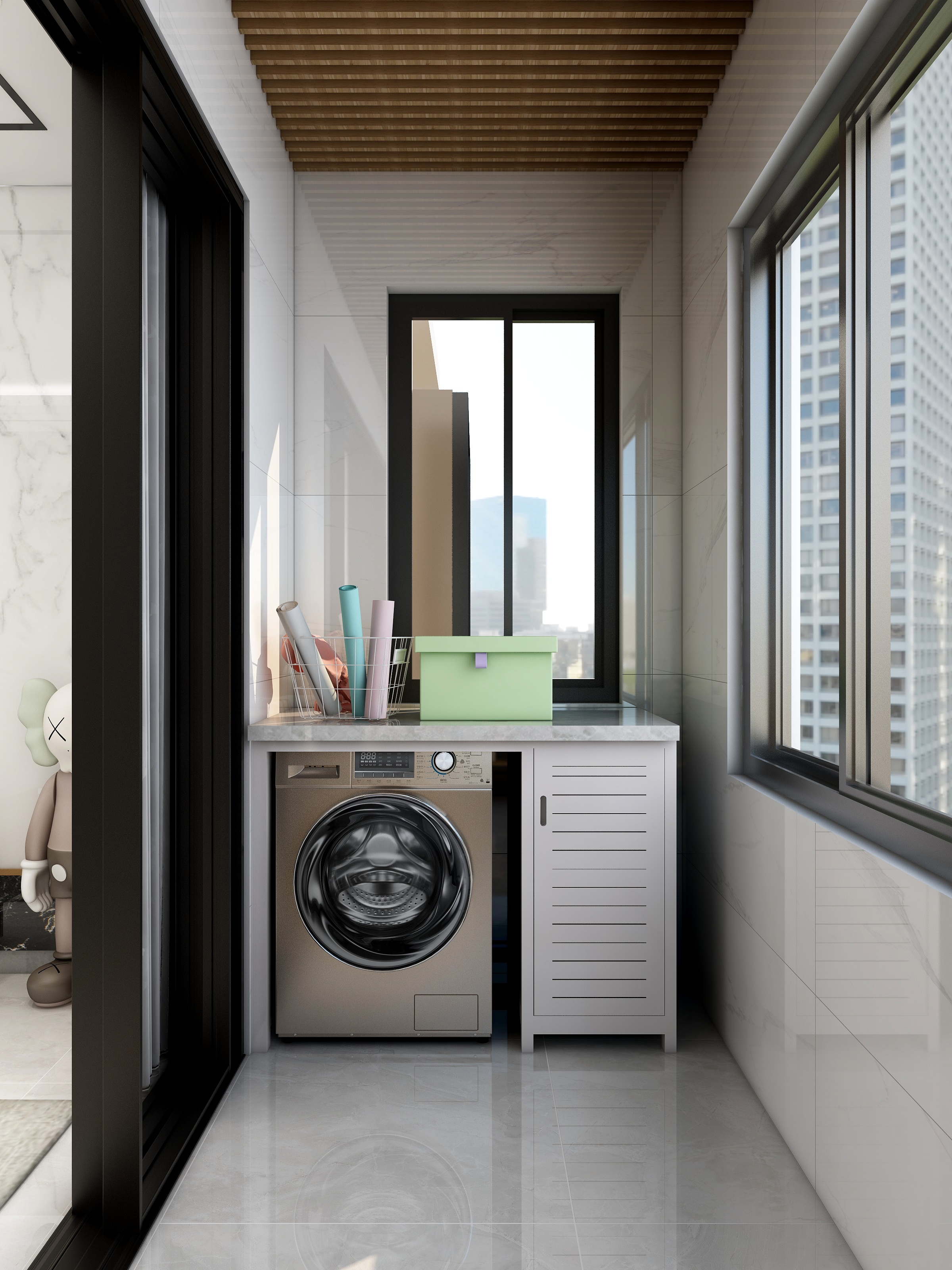 李媛媛-现代风格三居装修效果图