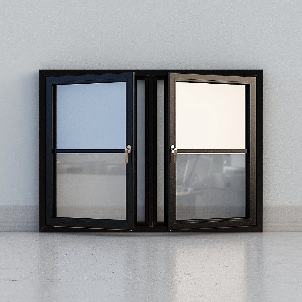 窗-现代铝合金窗户-9