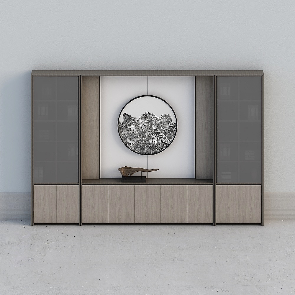 书房柜子3D模型