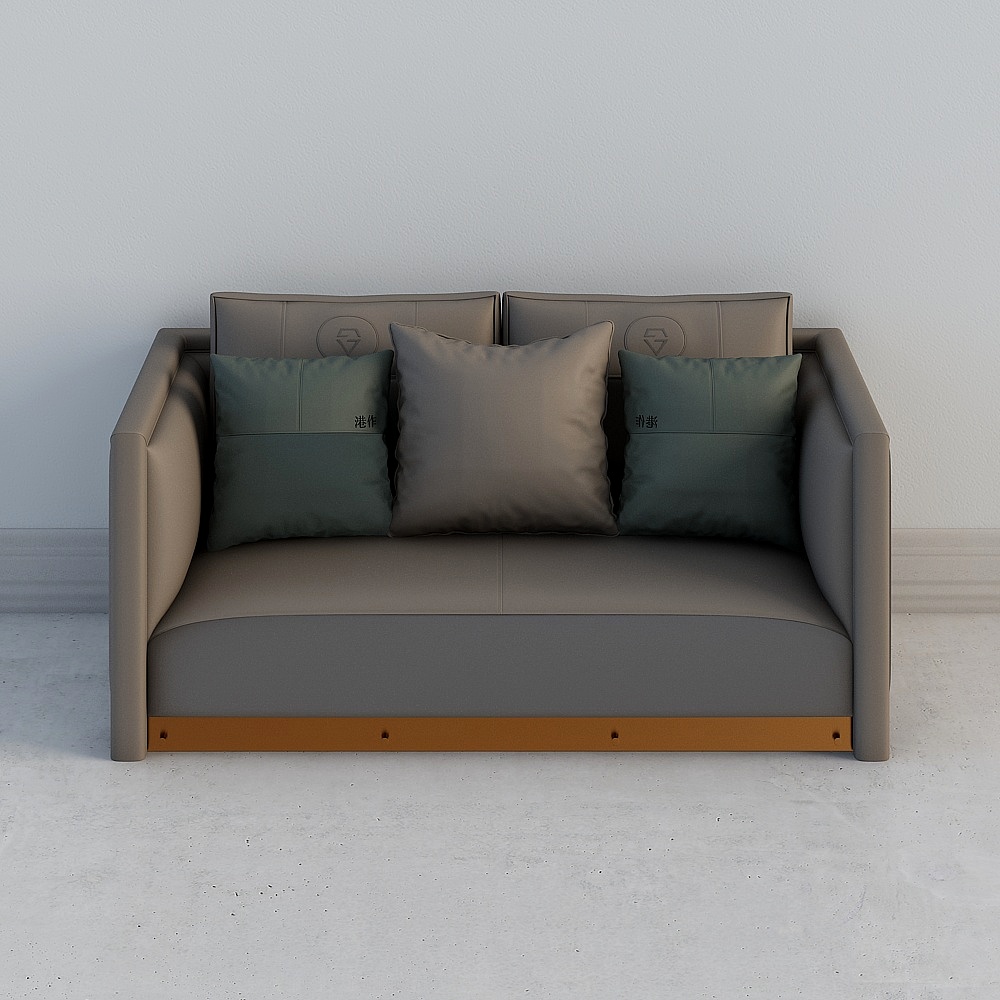525C双人沙发3D模型