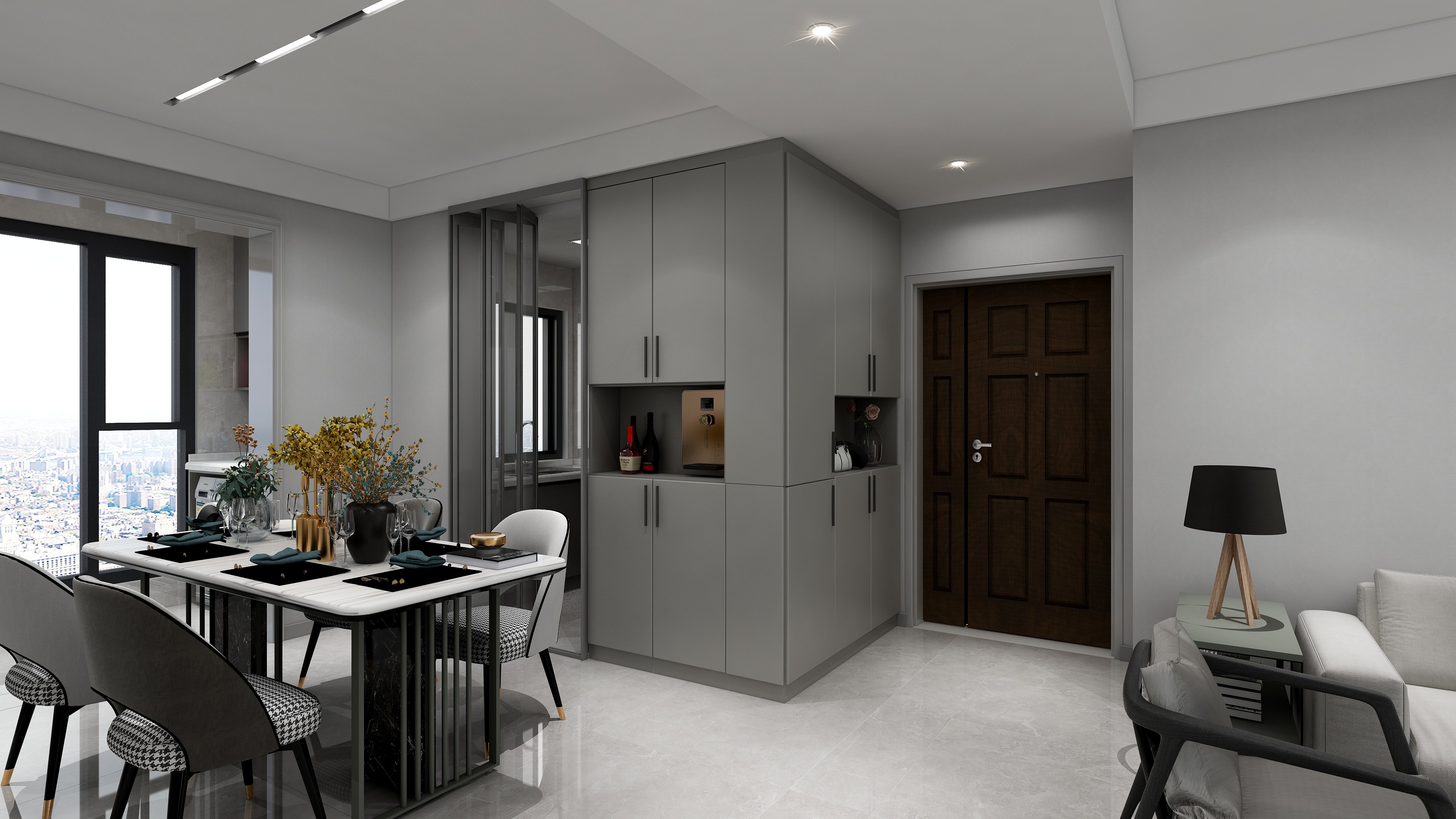 商丘卡诺亚-十八城28号楼东单元15西户-装修设计方案