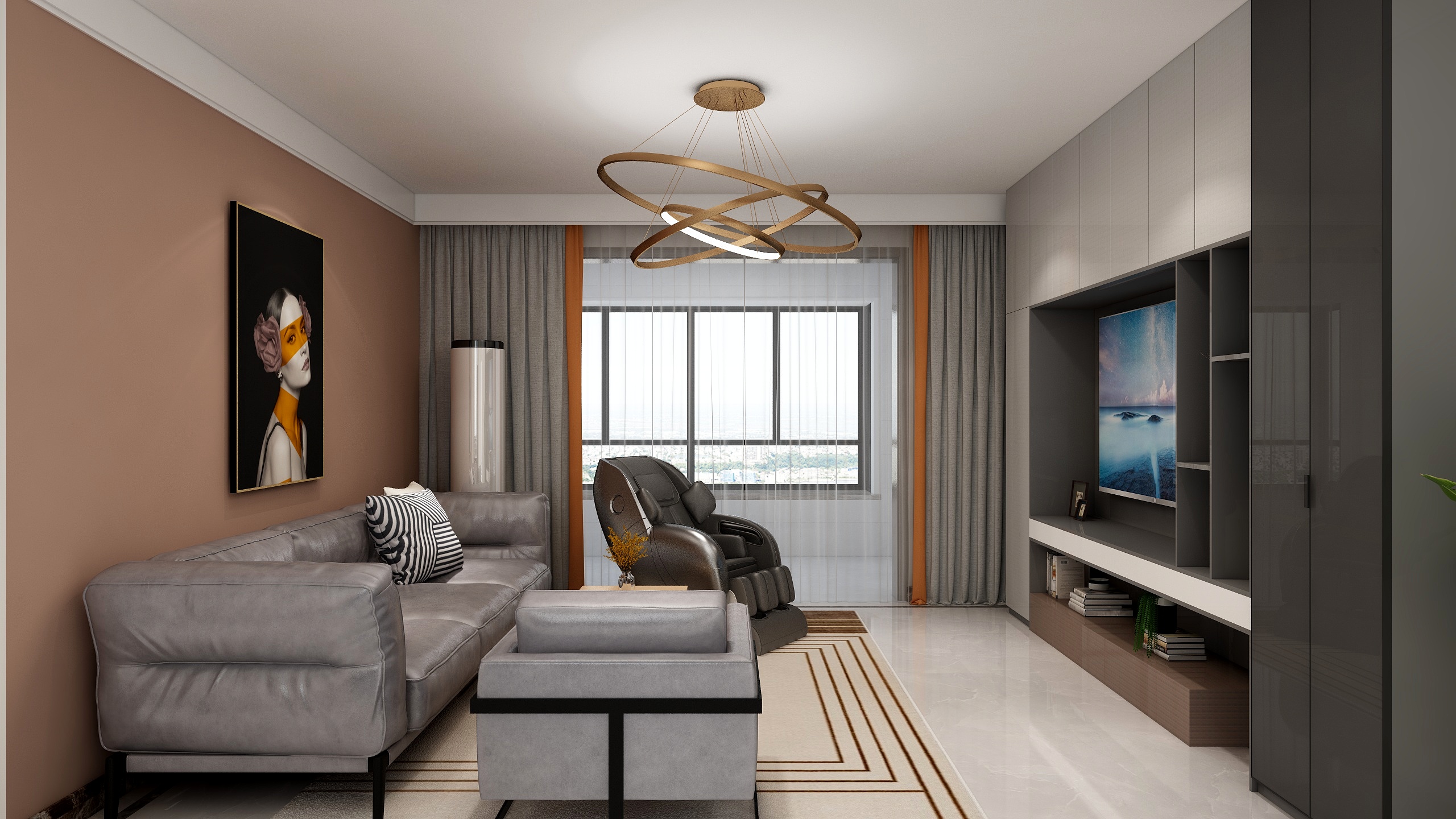 乔Joann-海信九麓府-装修设计方案