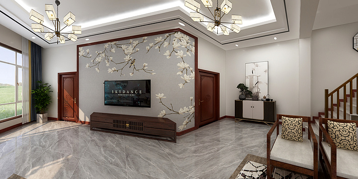 风光无限装饰*郭文恒-庆阳自建别墅-装修设计方案