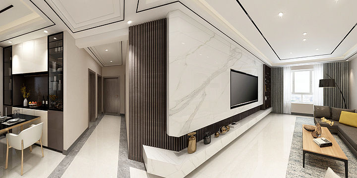 阿斌的不二设计-金地香槟3号楼1单元2楼东-装修设计方案