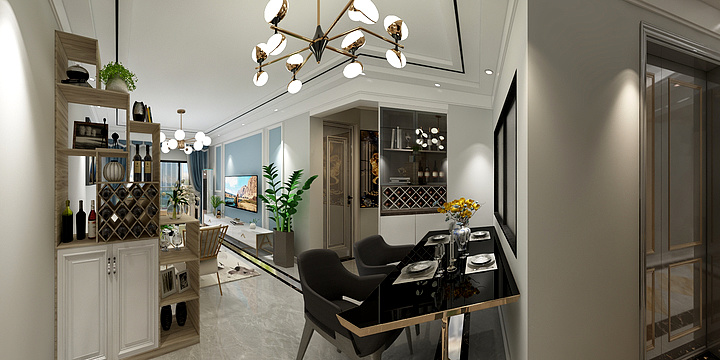 合兴装饰设计-15栋1306房（86m2）-装修设计方案