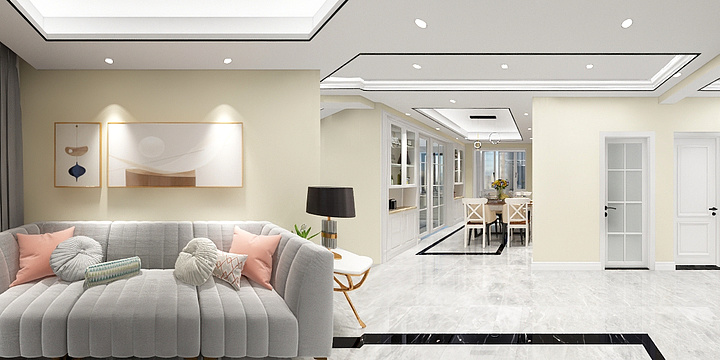 鹿见森-恒泰12-1506效果图-装修设计方案