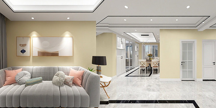 鹿见森-恒泰12-1606效果图-装修设计方案