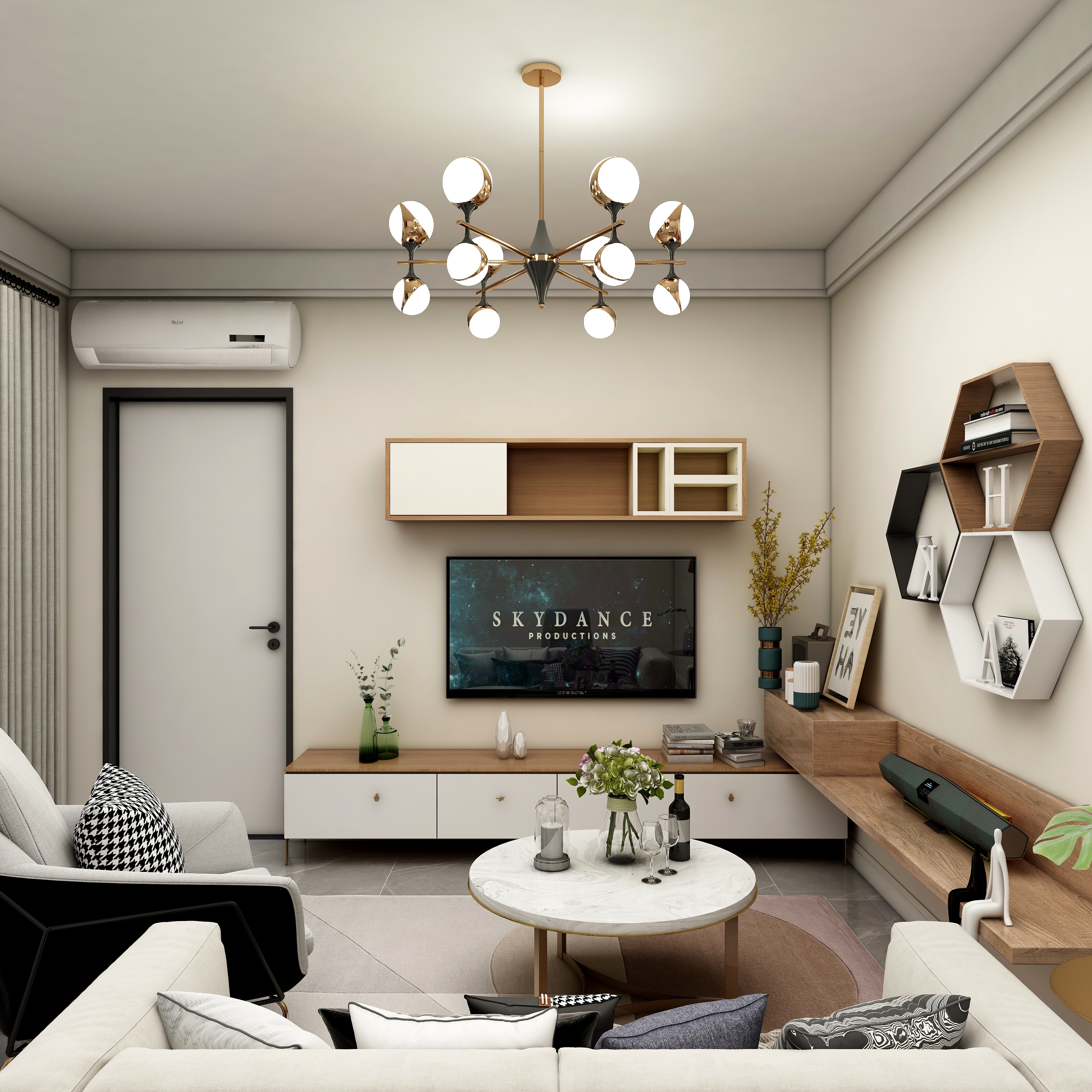 薛海-大华。阳光曼哈顿-装修设计方案