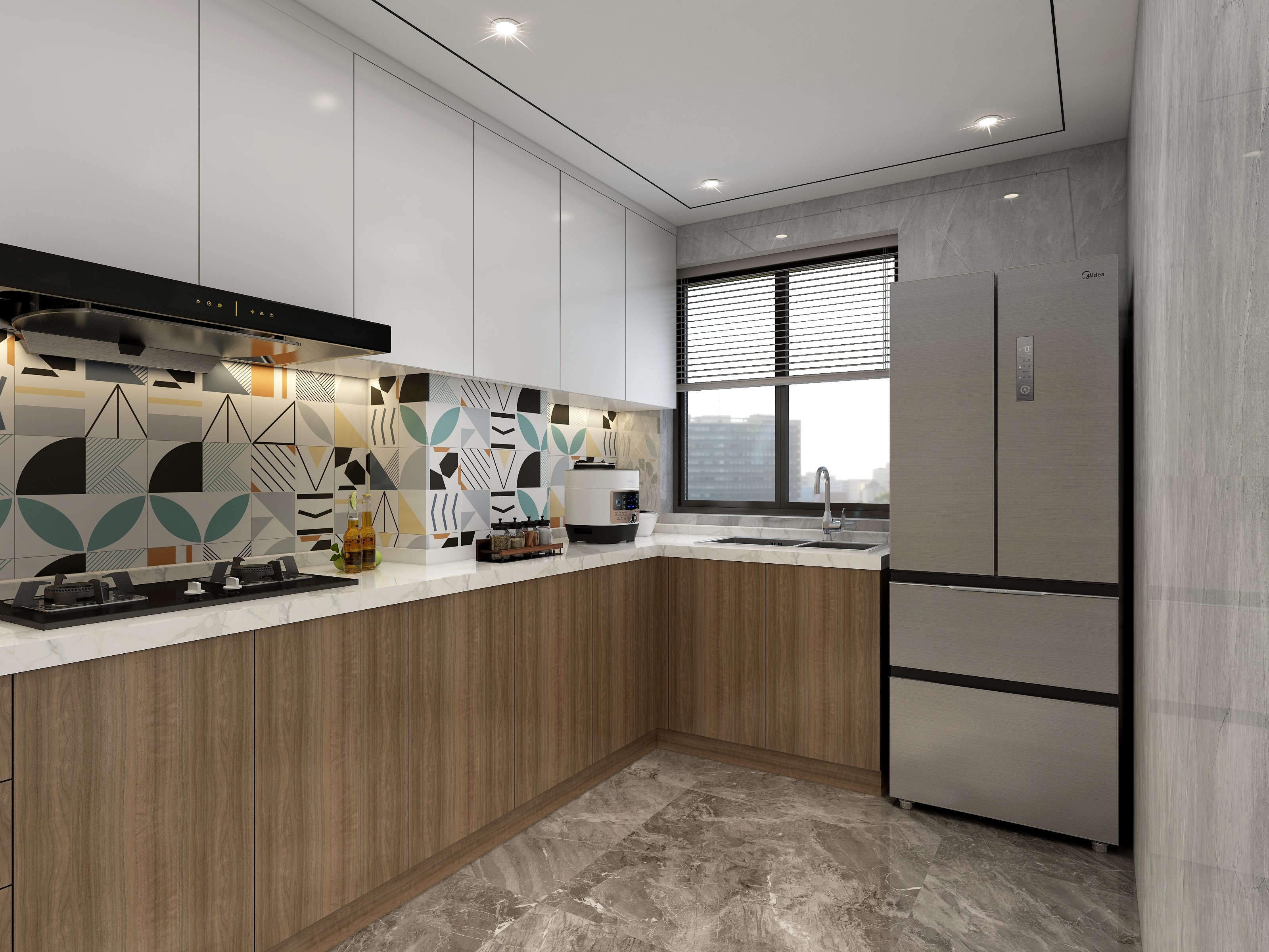 安邸家居设计工作室-《最初的梦想》一115㎡现代轻奢三房装修效果图