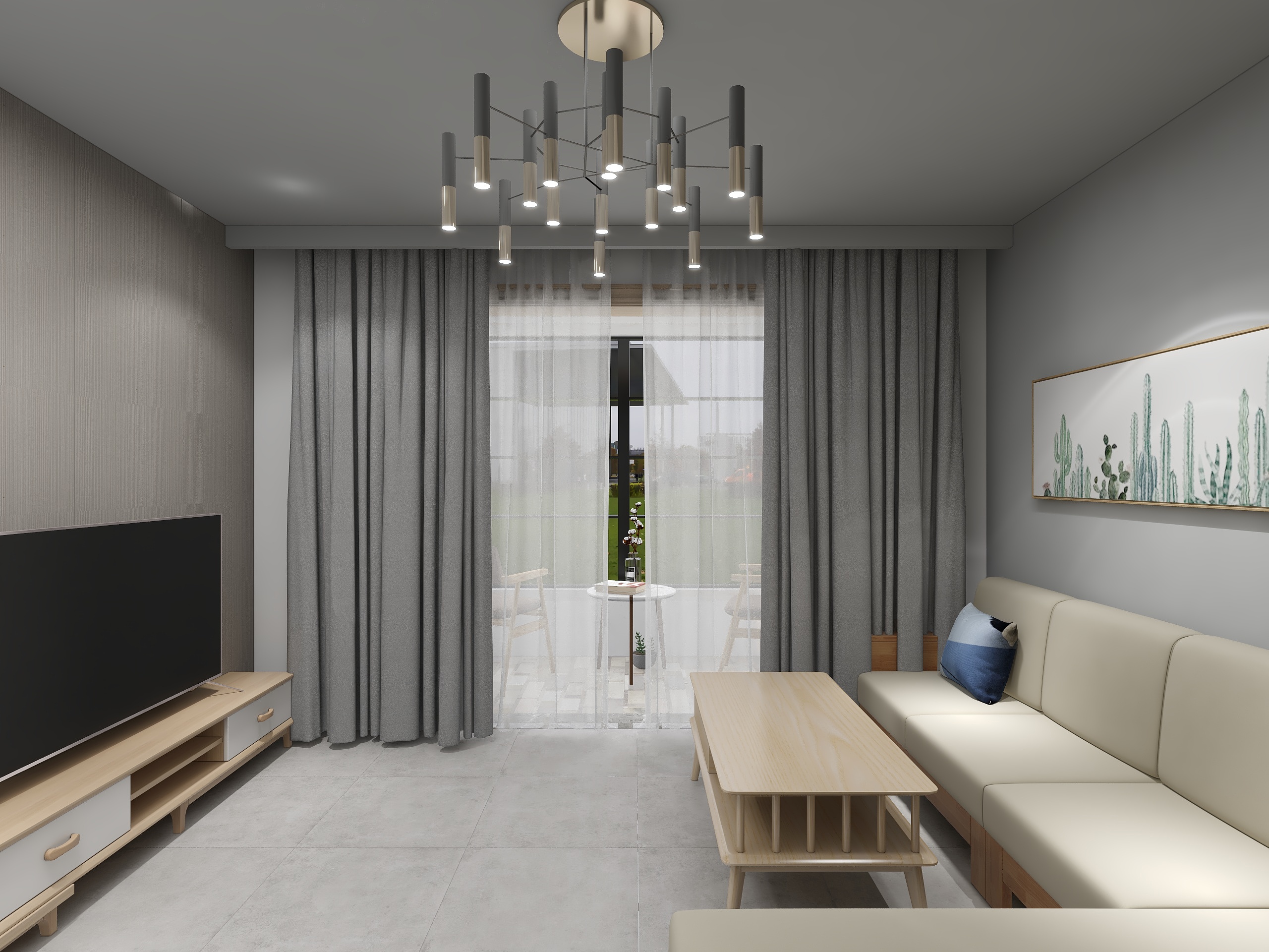 YBdesign-原木小清新-装修设计方案