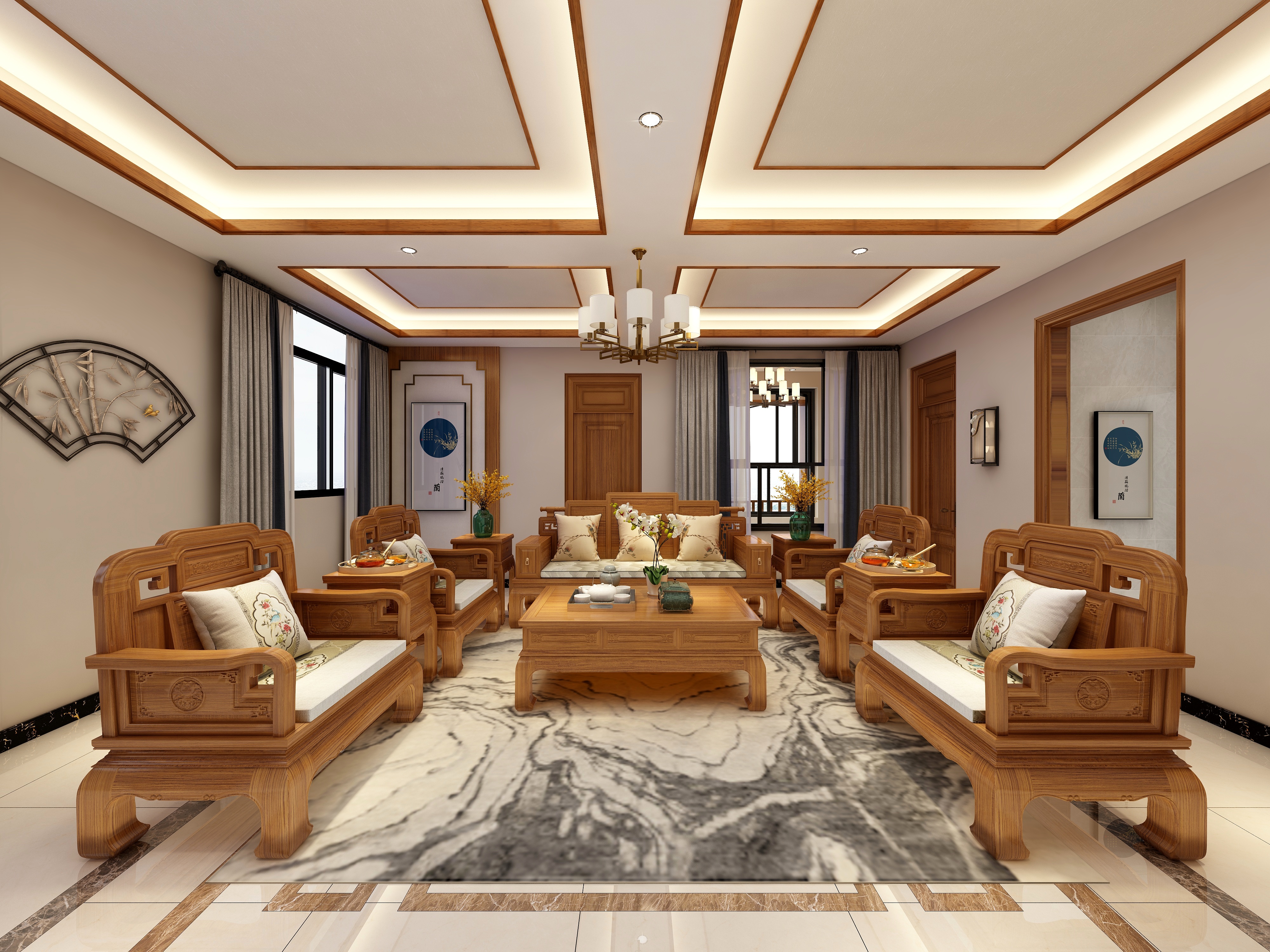 宋博-三层别墅装修效果图