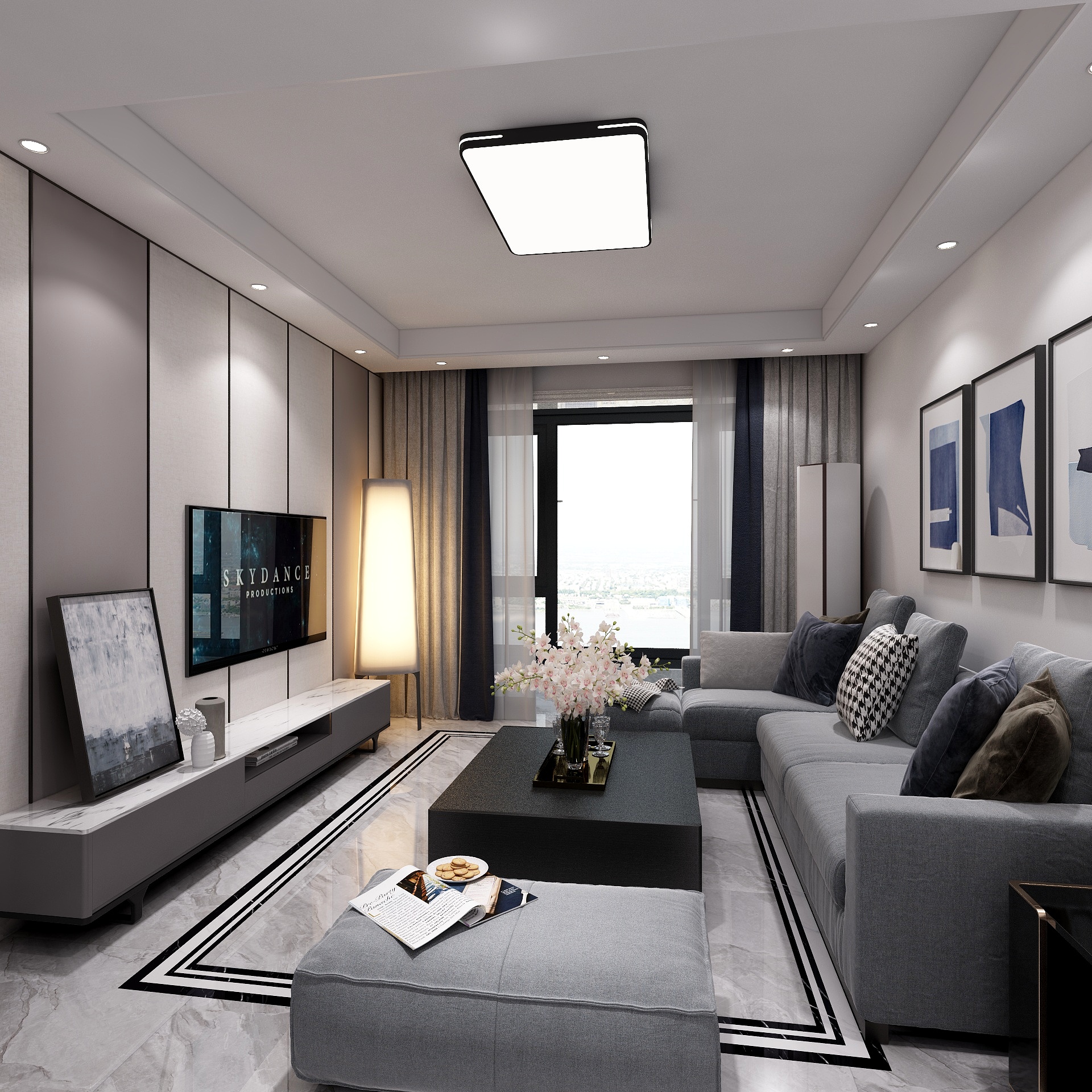 设计吉祥-现代简约-装修设计方案