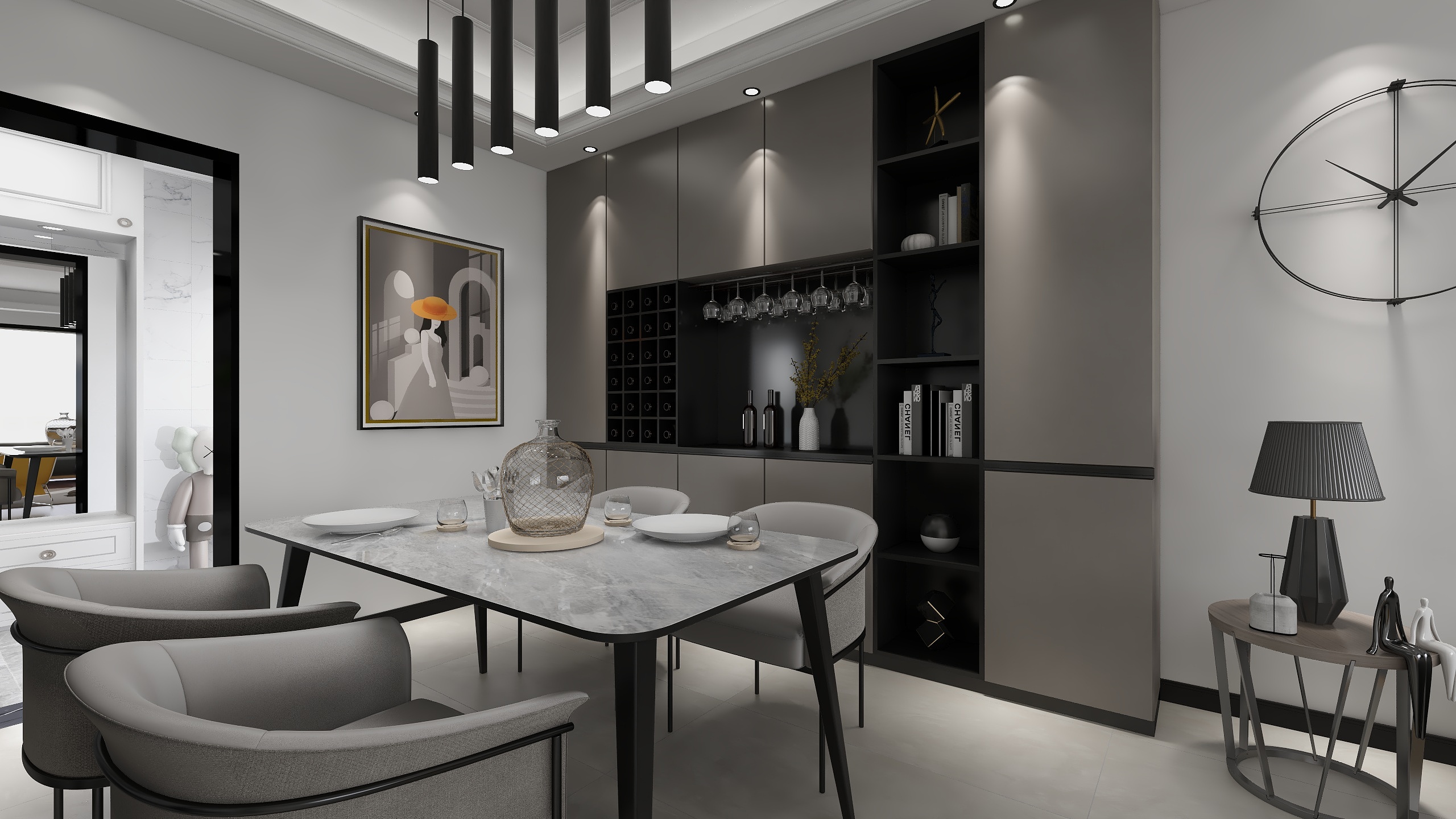 雷宇-公园一号7-3-装修设计方案