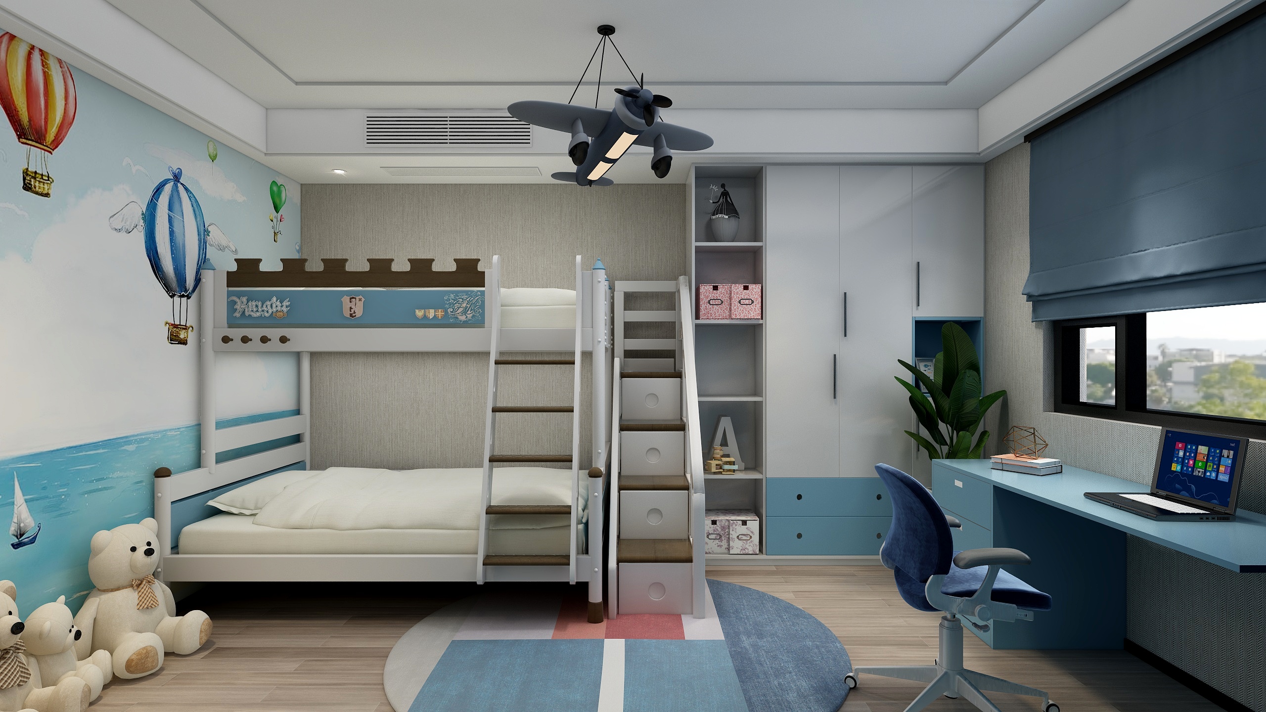 安邸家居设计工作室-《最初的梦想》一115㎡现代轻奢三房装修效果图