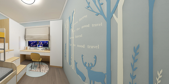 盐城高力国际家居港华利建材门市-9#702文景臻苑1-装修设计方案