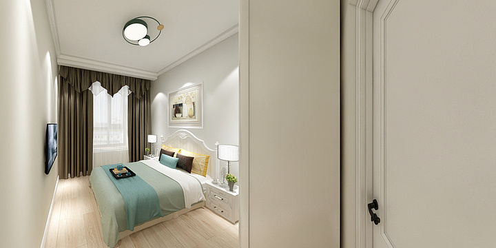 吕梦娜-北京合院120平面-装修设计方案