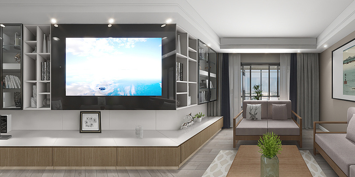 田伟-日式现代混搭-装修设计方案