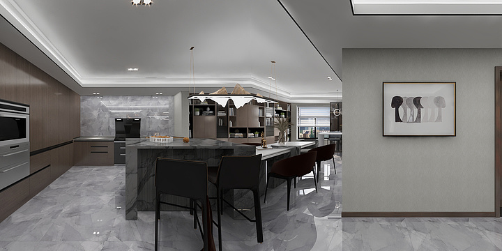 青岛海鹏家居建材有限公司-尹总-锦园小区1层-装修设计方案