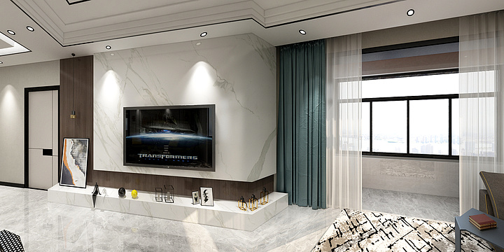 Design路宽-府秀江南1201-装修设计方案