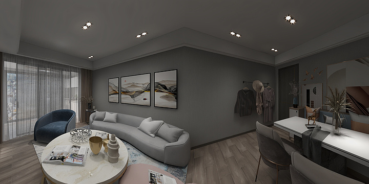 无锡极有家-国美南长华府-装修设计方案